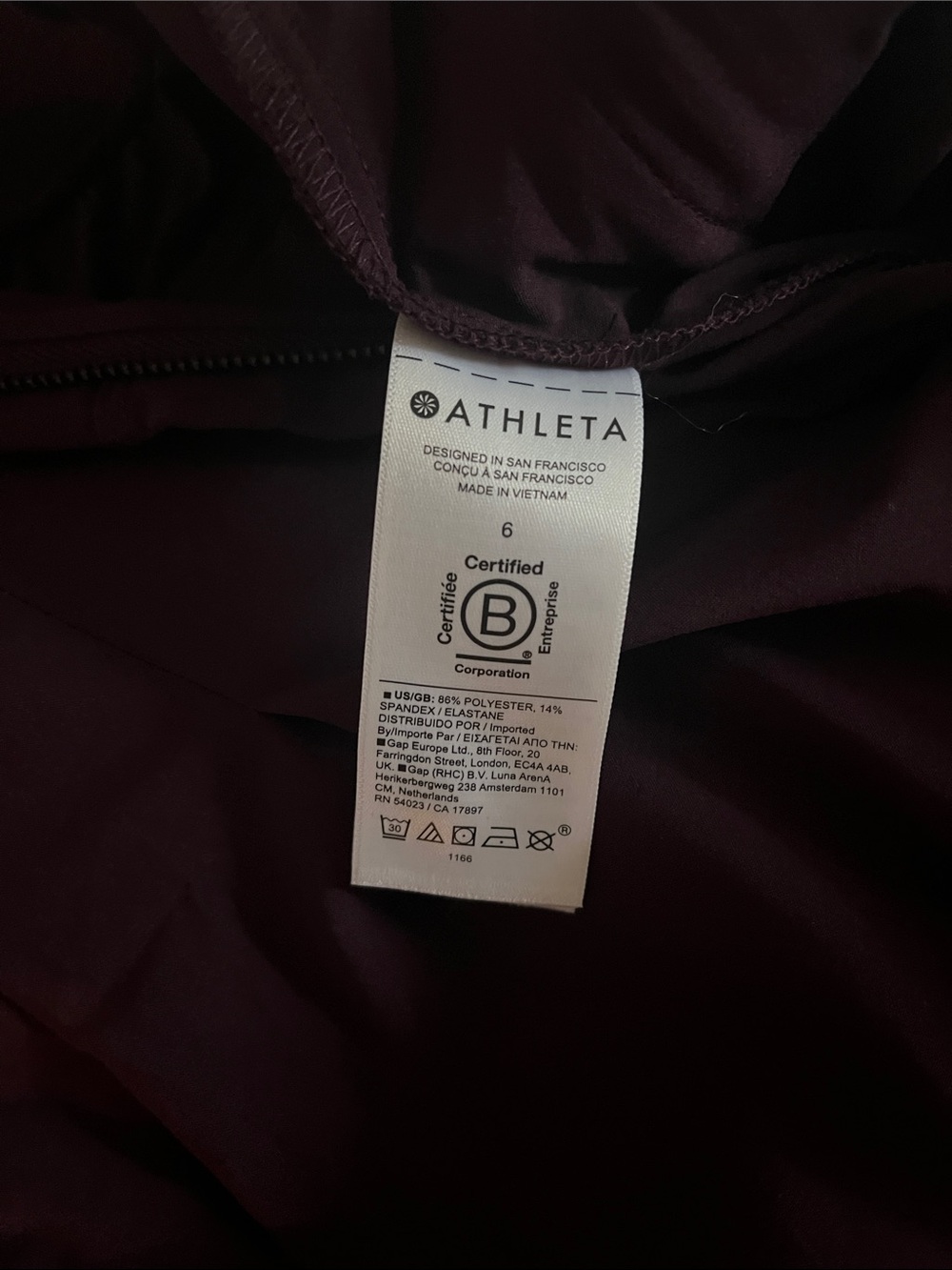 Athleta Brooklyn Sleeveless Collared Jumpsuit in Plum - Picture 6 of 10